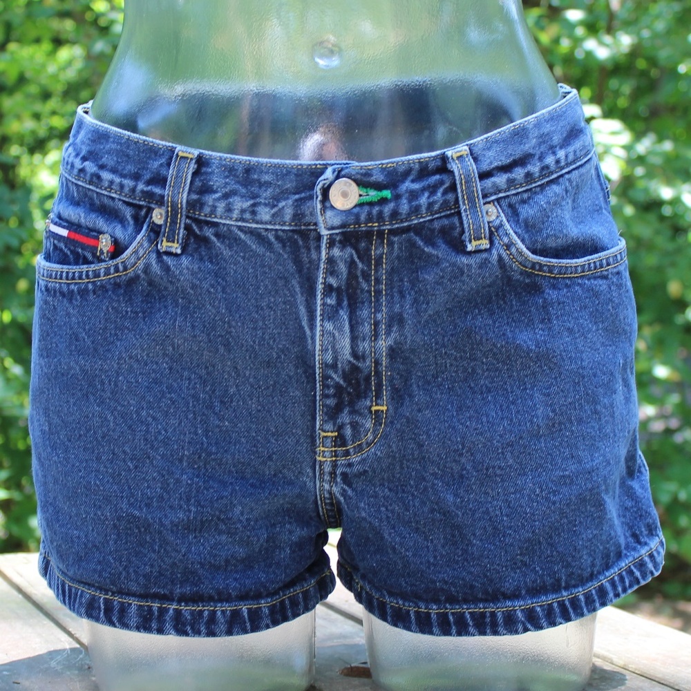 Vintage Tommy Jeans Hipster Shorts Juniors Sz 11